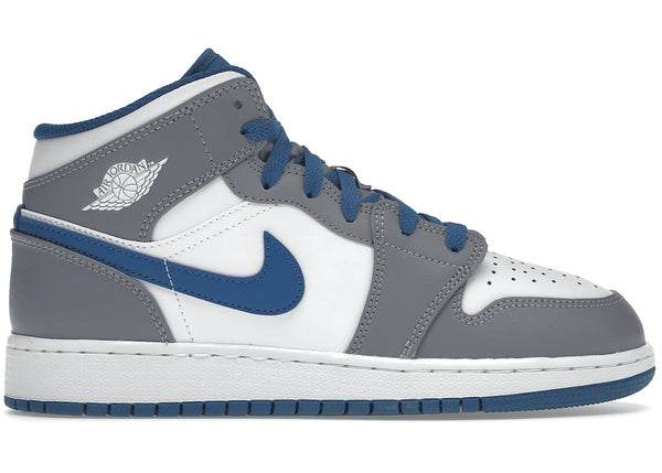 Jordan 1 Mid True Blue (GS)