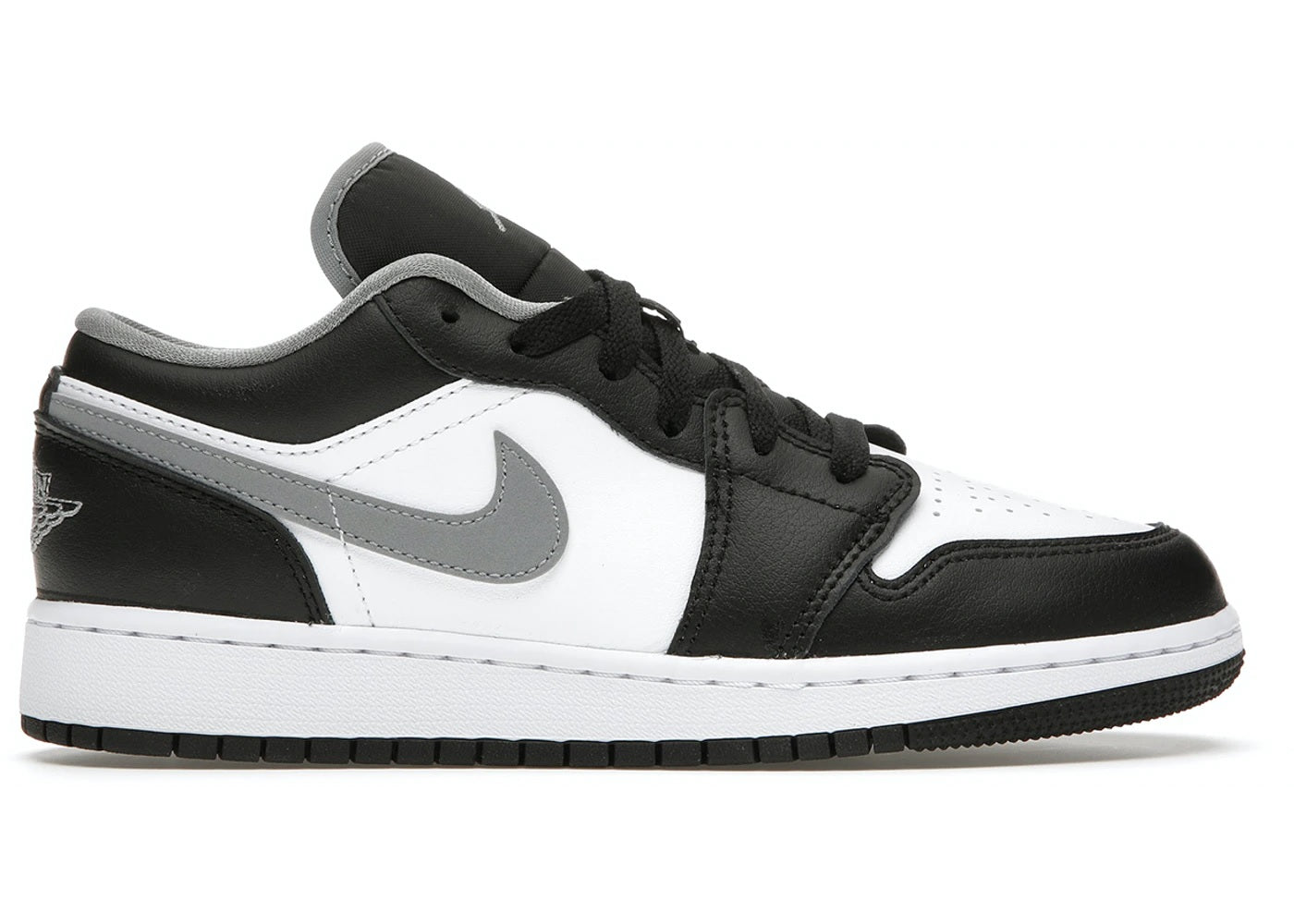 Jordan 1 Low Black White Grey (GS)