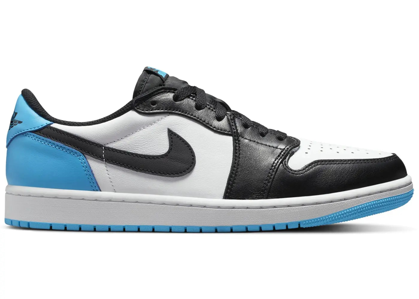 Jordan 1 Retro Low OG Black Dark Powder Blue