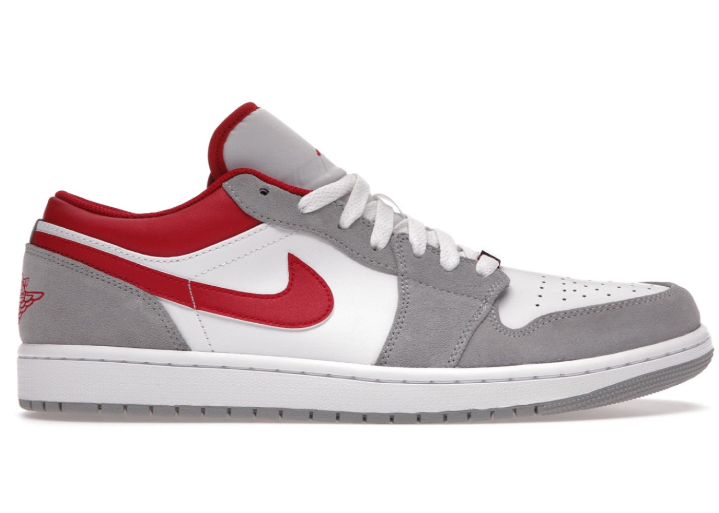 Jordan 1 Low SE Light Smoke Grey Gym Red